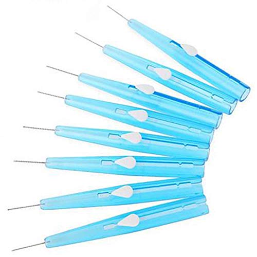 60Pcs Push-Pull Interdental Brush 0.7 MM Dental Tooth Pick Interdental Cleane...