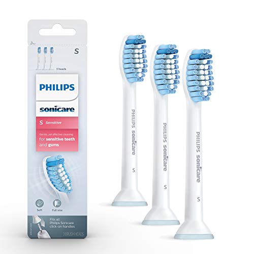 Philips Sonicare Genuine Sensitive Replacement Toothbrush Heads for Sensitive...