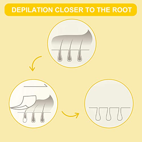 Lemon Flavor Hair Removal Cream for Women and Men, Painless Non-Irritat for S...