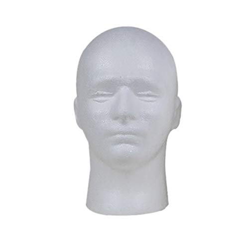 LUYANhapy9 Mannequin Head - Styrofoam Mannequin Head Model for Wig Styling Pr...