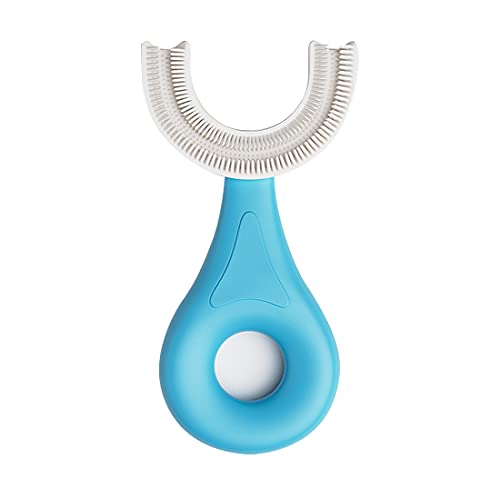 soobei Kids U-Shaped Toothbrush ,Food Grade Soft Silicone Brush Head, 360° Or...