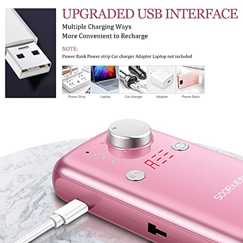 Cordless Electric Nail Drill Machine 35000RPM Professional Nail Drills for Ac...