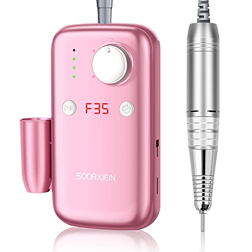 Cordless Electric Nail Drill Machine 35000RPM Professional Nail Drills for Ac...