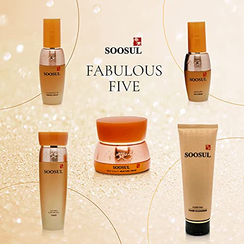 Soosul Fabulous Five Piece Anti-Aging Skin Care Set | Foam Cleanser, Skin Ton...