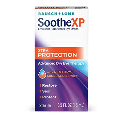 Bausch + Lomb Soothe XP Lubricant Eye Drops, Xtra Protection Formula, 0.5 Oun...