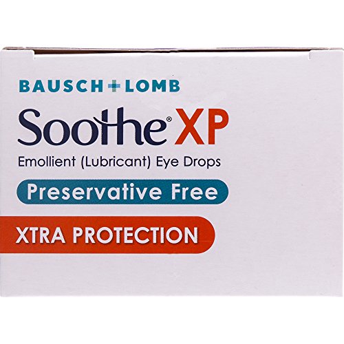 Eye Drops by Bausch & Lomb, Lubricant Relief for Dry Eyes, Soothe XP, Preserv...