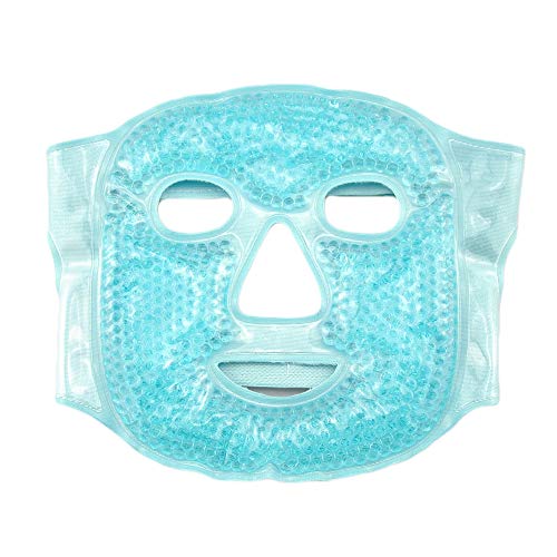 Hot and Cold Gel Face Mask by Soothing Company - Pain Relief for Migraines - ...