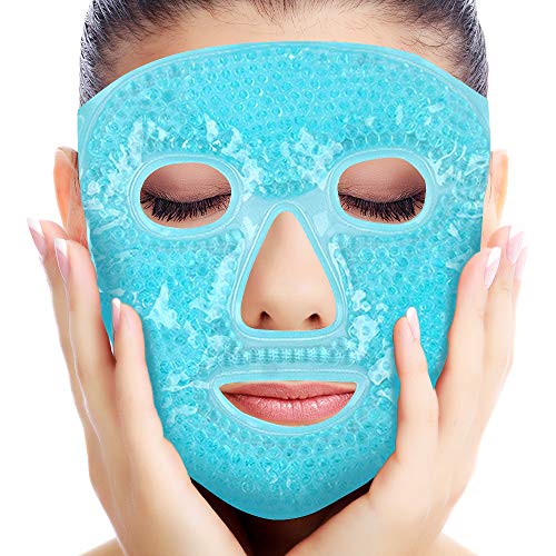 Hot and Cold Gel Face Mask by Soothing Company - Pain Relief for Migraines - ...