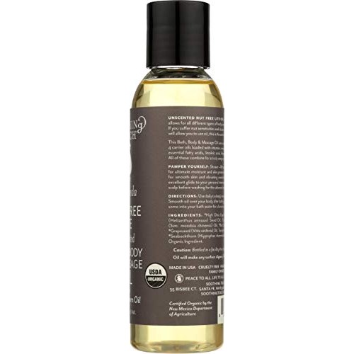 Soothing Touch Ayurveda Organic Bath, Body & Massage Oil, Nut Free Lite Unsce...