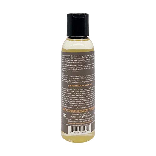 Soothing Touch Ayurveda Organic Bath Body & Massage Oil Rich & Exotic Sandalw...