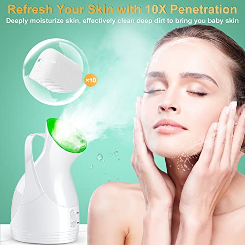 Facial Steamer - Face Steamer for Facial Deep Cleaning Professional Facial St...