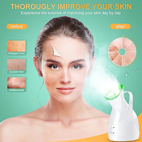 Facial Steamer - Face Steamer for Facial Deep Cleaning Professional Facial St...