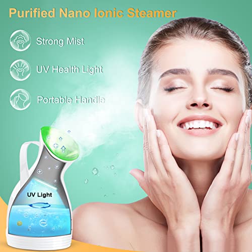 Facial Steamer - Face Steamer for Facial Deep Cleaning Professional Facial St...