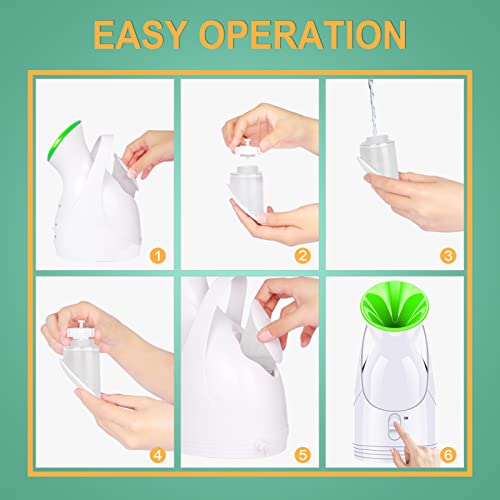 Facial Steamer - Face Steamer for Facial Deep Cleaning Professional Facial St...