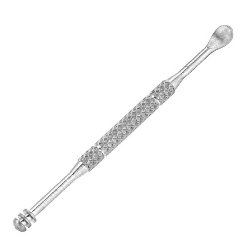 Anti-Rust Ear Pick, Mini Ear CleaningTool Earpick Spoon, Titanium Spiral Ear ...