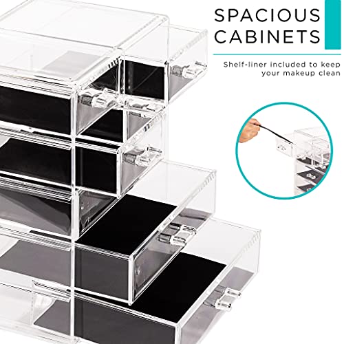 Sorbus Cosmetics Makeup and Jewelry Big Storage Case Display - Stylish Vanity...