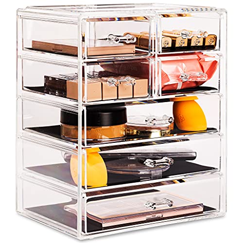 Sorbus Cosmetics Makeup and Jewelry Big Storage Case Display - Stylish Vanity...