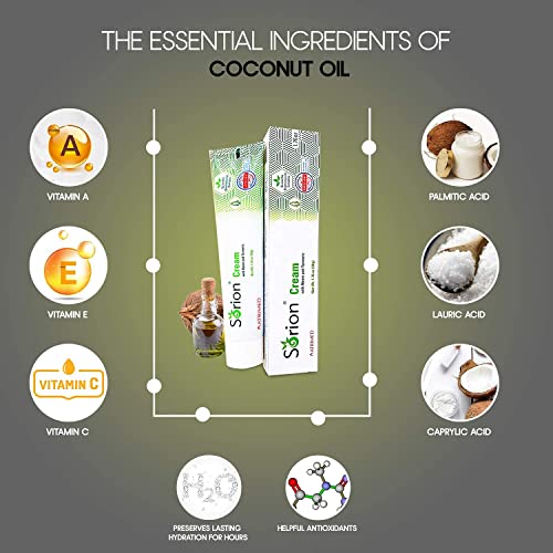 Sorion Cream - Eczema Psoriasis - for Dry, Flaky, Itchy Skin Relief and Suppo...