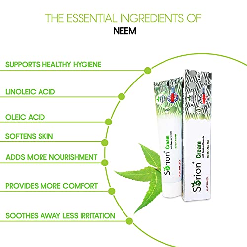 Sorion Cream - Eczema Psoriasis - for Dry, Flaky, Itchy Skin Relief and Suppo...