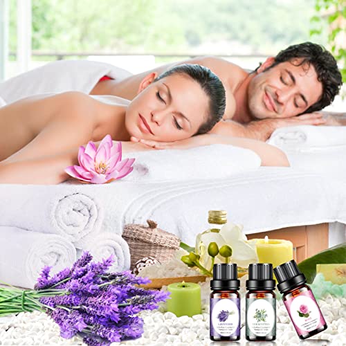 Essential Oils Set - 20x10ml Aromatherapy Essential Oil Kit for Diffuser, Mas...