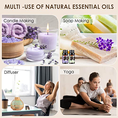 Essential Oils Set - 20x5ml Pure Essential Oils Kit for Diffuser, Humidifier,...