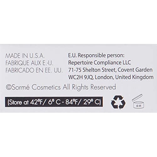 Sorme Cosmetics Long Lasting Eye Shadow, Seashells, 0.056 Ounces.