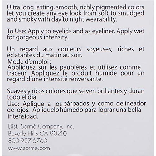 Sorme Cosmetics Long Lasting Eye Shadow, Taupe, 0.56 Ounce