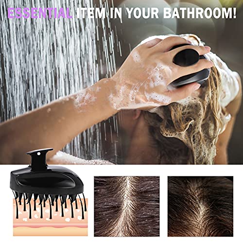 Scalp Massager Shampoo Brush, Hair Scalp Scrubber Head Massager for Stress Re...