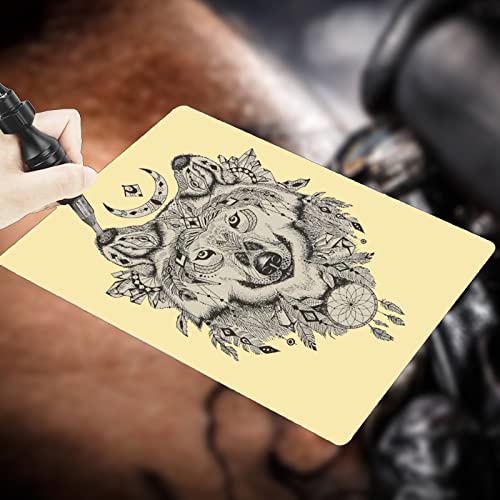 SOTICA Tattoo Practice Skins,5Pcs Tattoo Skin Practice Tattoo Fake Skin Silic...