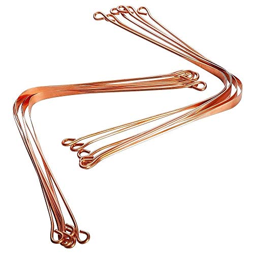 HealthAndYoga(TM) Copper Tongue Cleaners - Relief from Bad Breath - Oral Hygi...