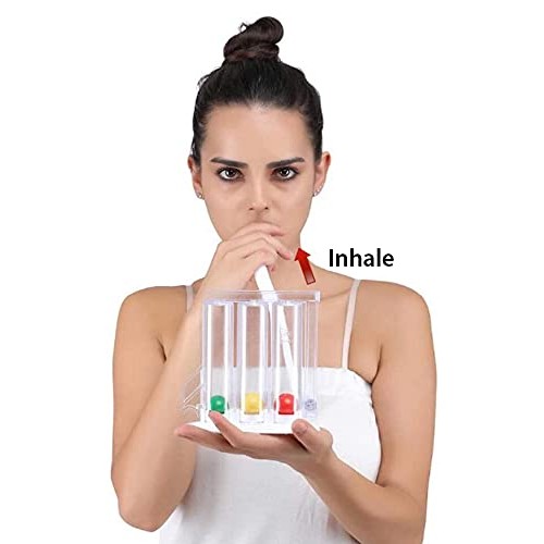 HealthAndYoga(TM) Deep Breathing Exerciser - Breath Exercise Measurement System