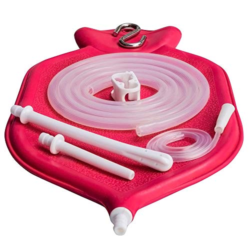 HealthAndYoga(TM) Enema Bag Kit (2 Quart) - Mess-Free, Hygienic Enema - Back ...