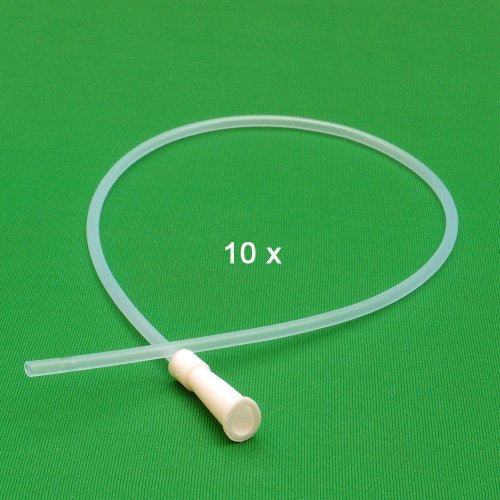 HealthAndYoga(TM) Enema Supplies - PVC Colon Tips - Saver Pack - Set of 10 (S...