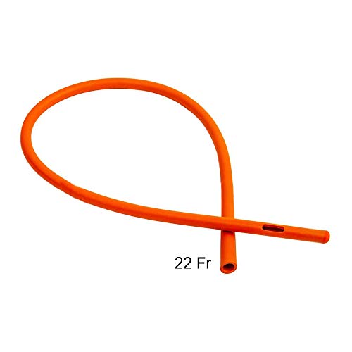 HealthAndYoga(TM) Rubber Colon Tube - Close End 22 FR