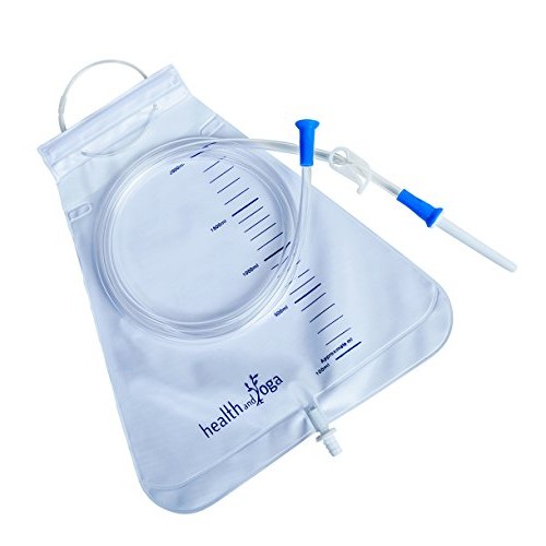 Super Economical Enema Bag Kit (2 Quart) - BPA and Latex Free - Foldable and ...