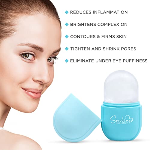 Souline Essentials Ice Facial Contour Cube, ice roller for face eyes and neck...