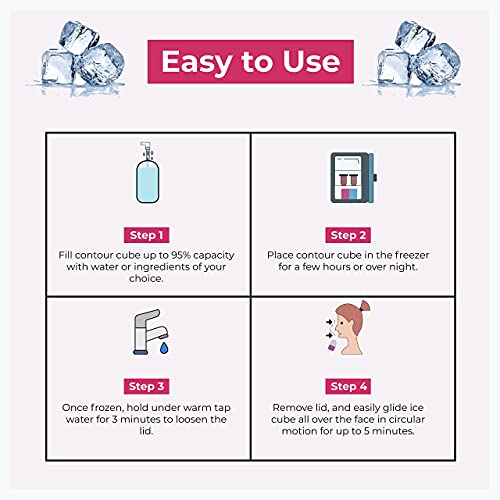 Souline Essentials Ice Facial Contour Cube, ice roller for face eyes and neck...