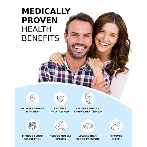 Acupressure Mat and Pillow Set for Lower Back Pain Relief & Muscle Relaxation...