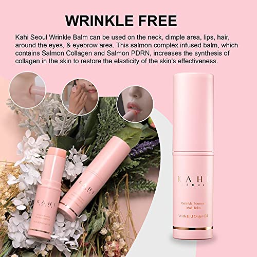 KAHI SEOUL Wrinkle Bounce Multi Balm With Jeju Origin Oil, Made In Korea, 9g