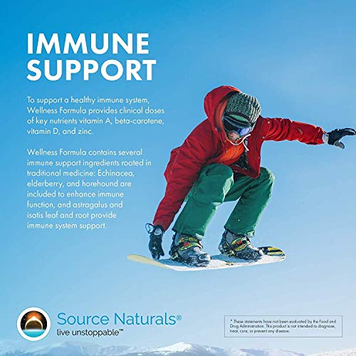 Source Naturals Wellness Formula Bio-Aligned Vitamins & Herbal Defense - Immu...