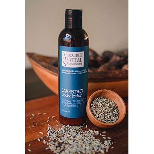Source Vitál Apothecary | Lavender Body Lotion | Natural, Lightweight Milky H...