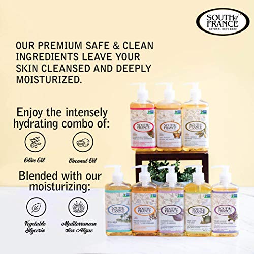 Variety Pack of Natural Hand Wash by South of France | Moisturizing Liquid Ha...