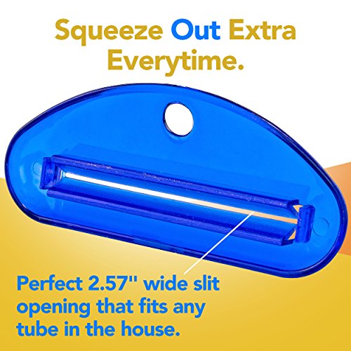 Southern Homewares Blue Multi-Purpose Tube Squeezer Toothpaste Medicine Saver...
