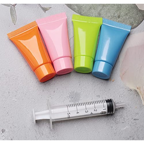 Sowaka 5 ML Refillable Containers Tubes 20 Pcs Colorful Plastic Squeeze Soft ...