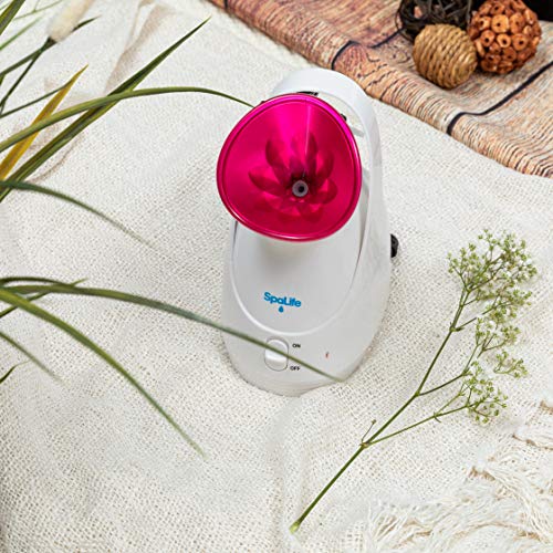 SpaLife Facial Steam Therapy Nano Ionic Warm Mist Facial Steamer - Unclogs Po...
