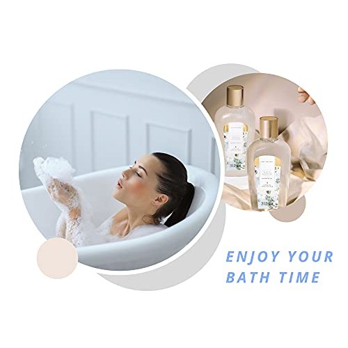 Bath Set for Women, Spa luxetique Spa Gifts Set, 8pc Home Bath and Body Gifts...