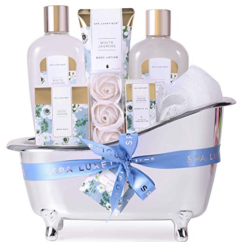 Bath Set for Women, Spa luxetique Spa Gifts Set, 8pc Home Bath and Body Gifts...
