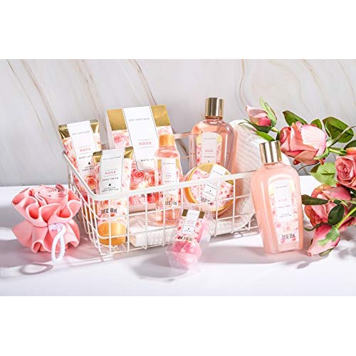 Bath Spa Gift Basket for Women - Spa Luxetique Spa Set for Women Gift, 10pcs ...