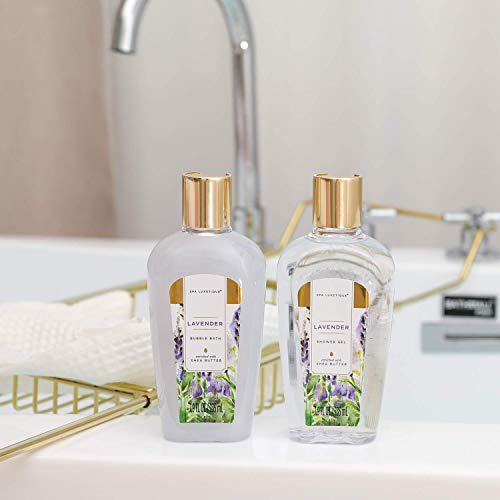 Gift Basket for Women - Spa Luxetique Gifts for Women, 8 Pcs Lavender Spa Set...