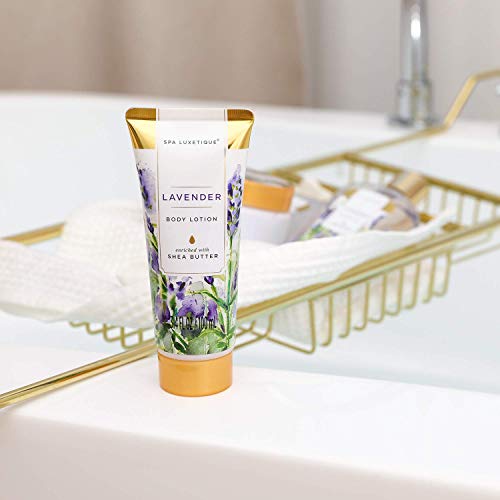 Gift Basket for Women - Spa Luxetique Gifts for Women, 8 Pcs Lavender Spa Set...